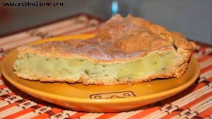 Пирог с брынзой и картофелем