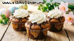 Пасхальные шоколадные маффины с&nbsp;крем-чизом
