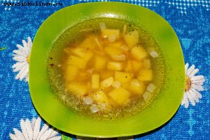 Куриный суп с вермишелью