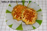 Вафли на ряженке в вафельнице