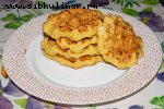 Кабачково-куриные вафли без муки