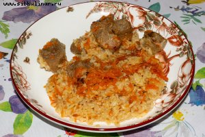 Плов в афганском казане