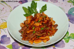 Курица в медово-соевом соусе