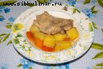 Курица с картошкой и овощами