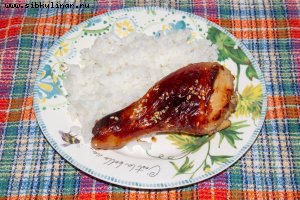 Куриные ножки в медово-соевом маринаде в аэрогриле