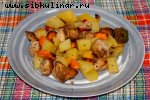 Куриное филе с овощами