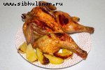 Курица с картофелем в аэрогриле