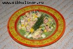Салат &laquo;Нежный тунец&raquo; с кукурузой и огурцом