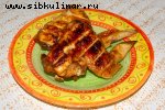 Куриные крылышки в соевом соусе на мангале