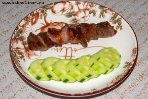 Шашлык на вине