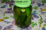 Бочковые огурцы в банке