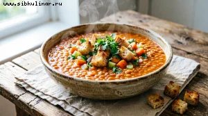 Чечевичный суп по-северному