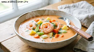 Креветочный крем-суп