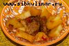 Чекдирме (Баранина жареная с картофелем и помидорами) 