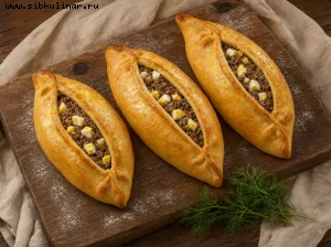Расстегай московский с мясом и яйцами