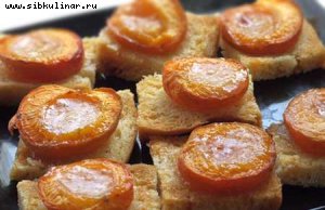 Тартинки с абрикосами