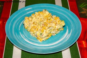 Салат "Нежность" с крабовыми палочками