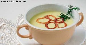 Протёртый картофельный суп со сливками
