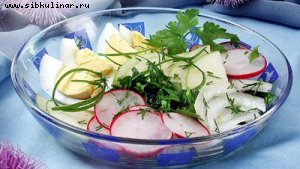 Пестрый весенний салат