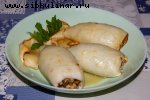 Фаршированные кальмары под майонезом