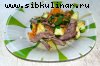 Салат с индейкой и свежей морковью