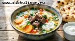 Карам шурбон гушти (суп мясной с капустой) таджикский