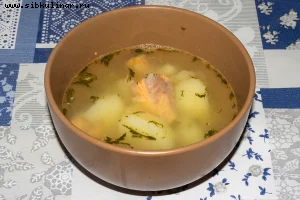 Суп из норвежской семги