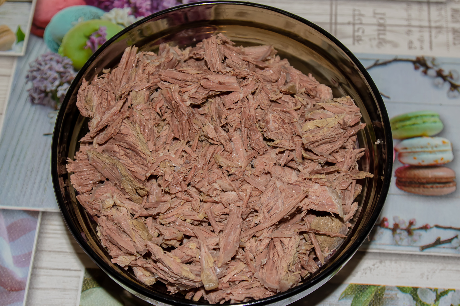 нарезанная говядина по рецепту Салат из говядины с морковью по-корейски 