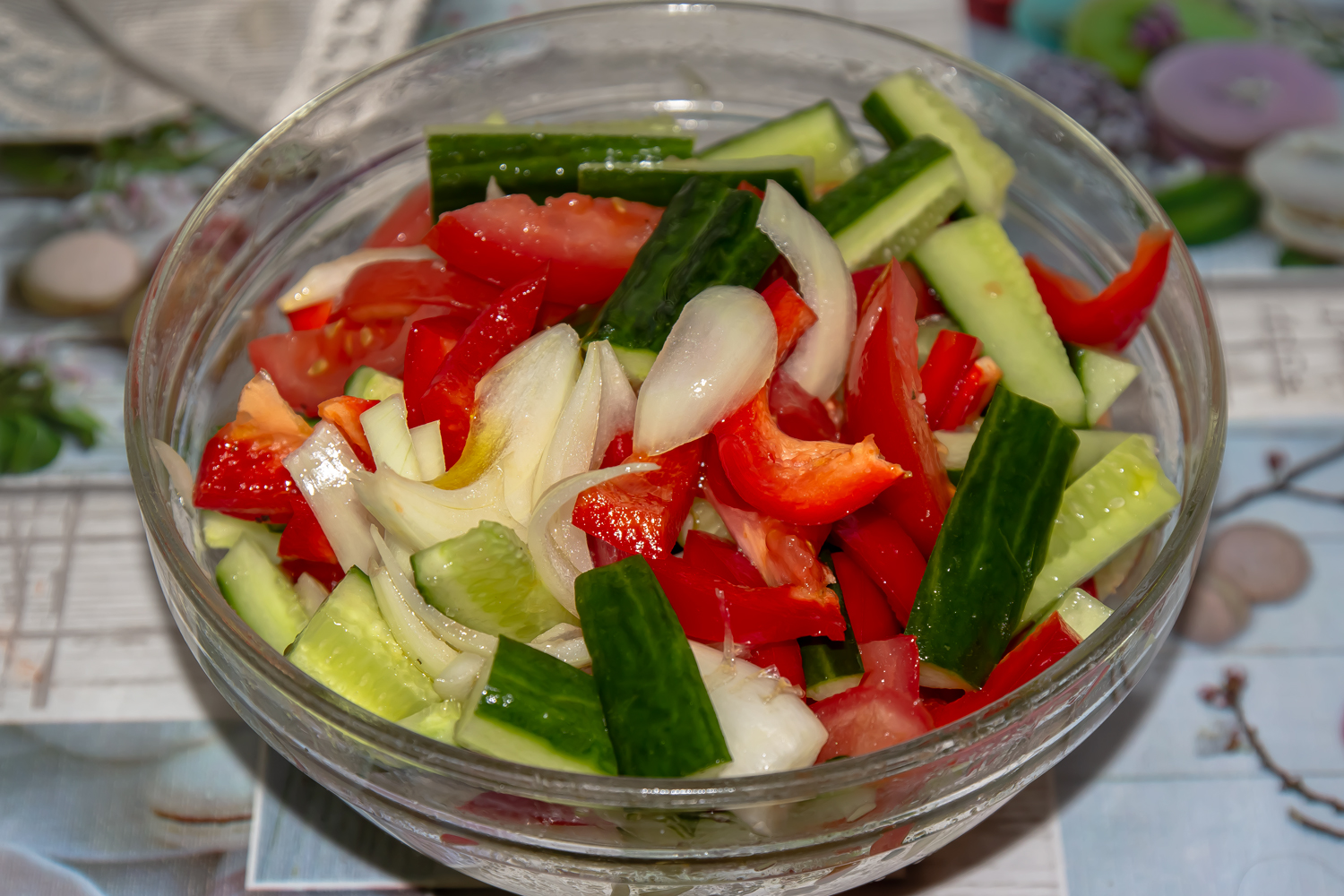 готовый салат по рецепту Салат К шашлыку