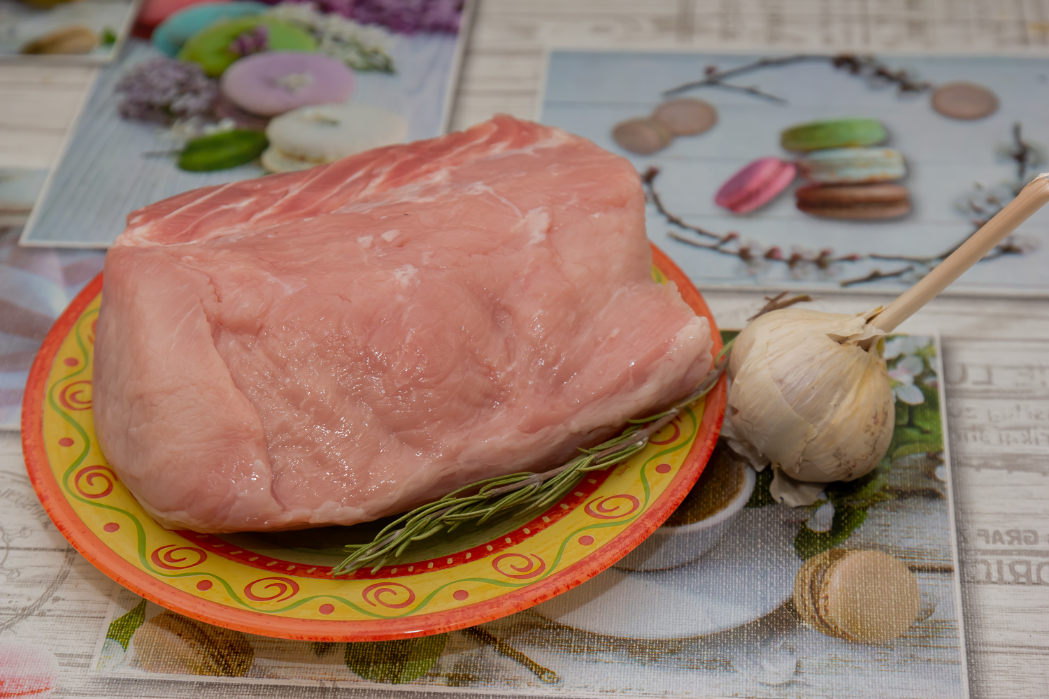 продукты для рецепта Свинина с розмарином