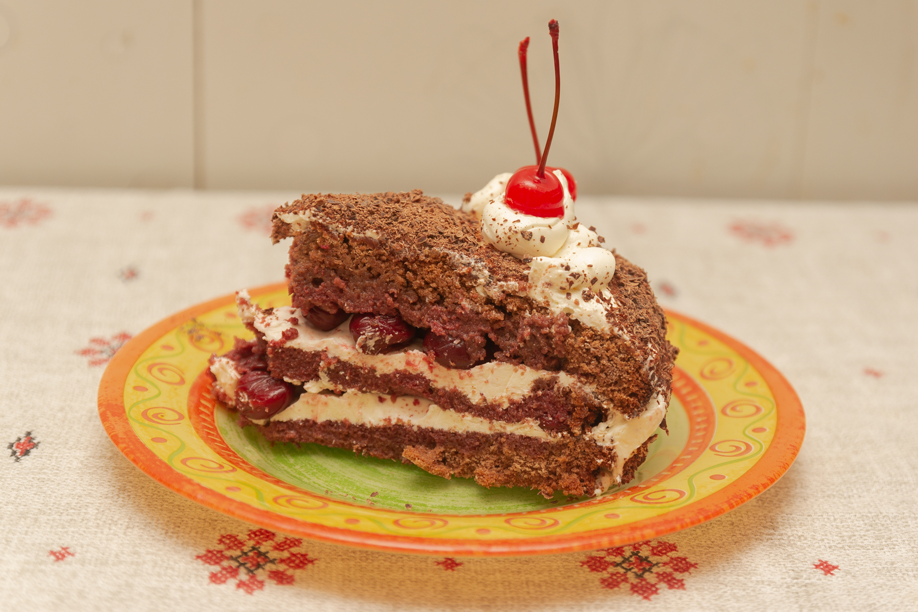 Торт "Пьяная вишня"