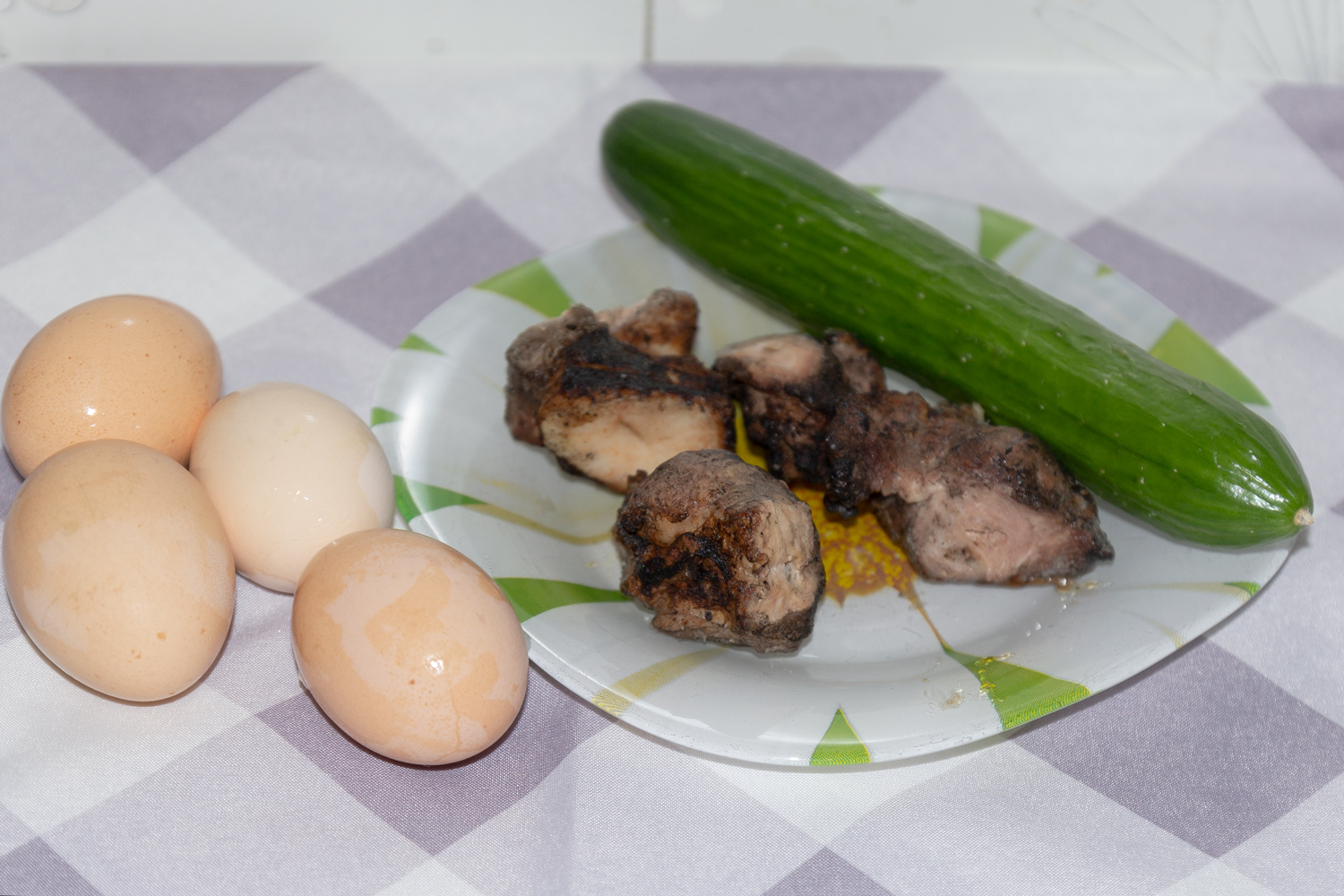 ингредиенты для рецепта Салат из шашлыка продукты для рецепта Салат из шашлыка