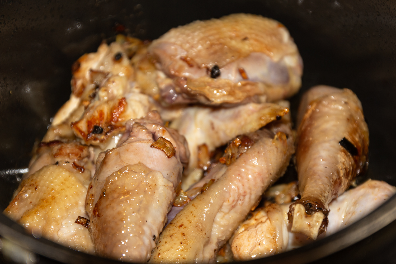 обжаренная курица по рецепту Чахохбили из курицы по-грузински 