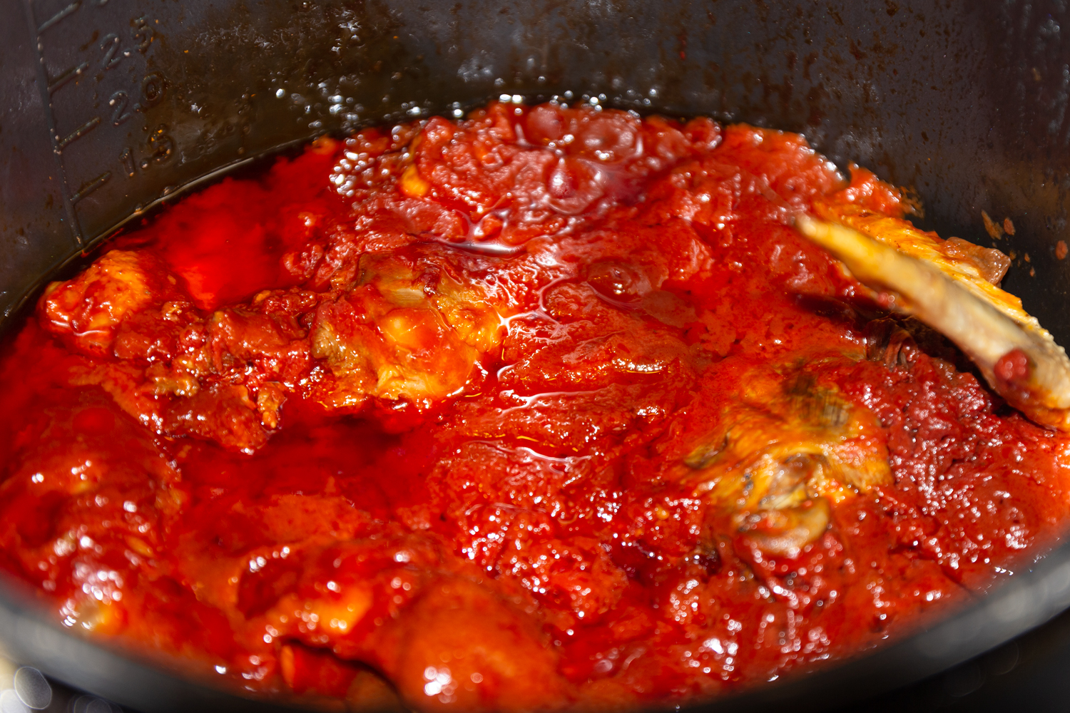 курица в томатном соусе по рецепту Чахохбили из курицы по-грузински 
