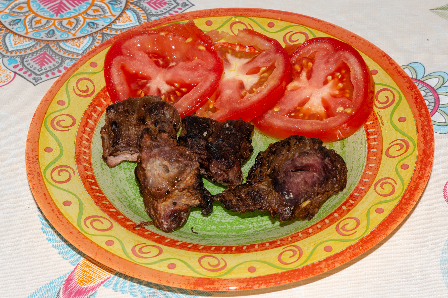 Фото к рецепту Шашлык из говядины на кефире Шашлык из говядины на кефире