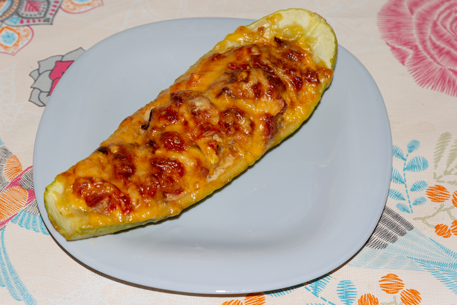 Лодочки из кабачков