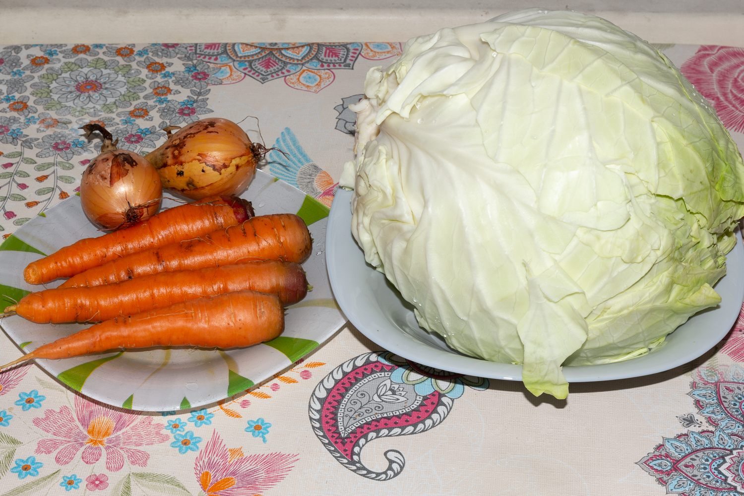 ингредиенты для рецепта Тушеная капуста продукты для рецепта Тушеная капуста