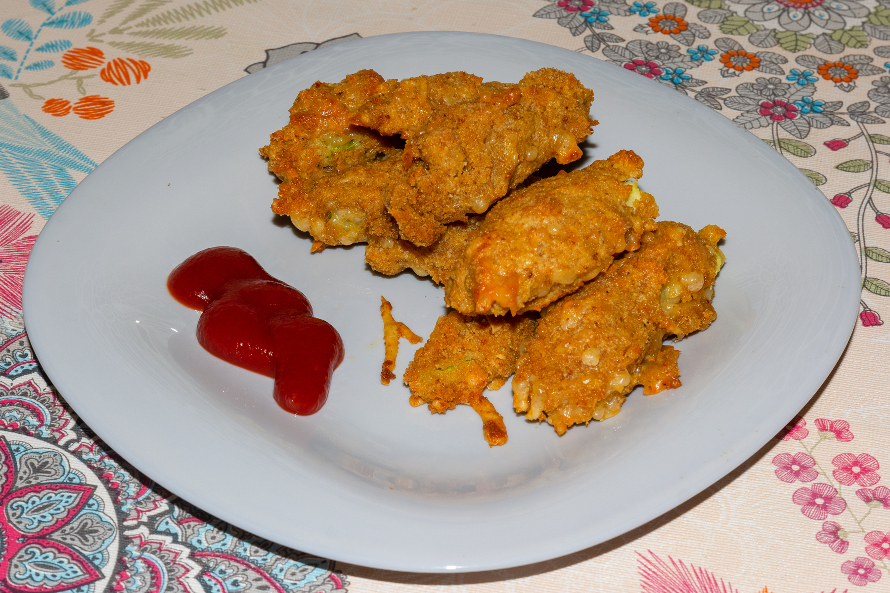 Наггетсы из кабачков в хрустящей панировке