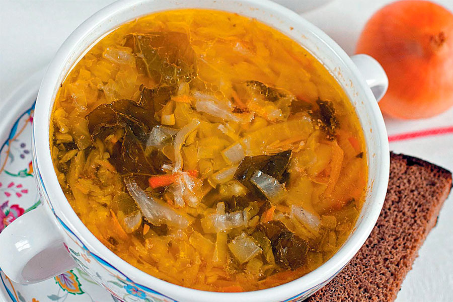 Фото к рецепту Щи постные из кислой капусты Щи постные из кислой капусты