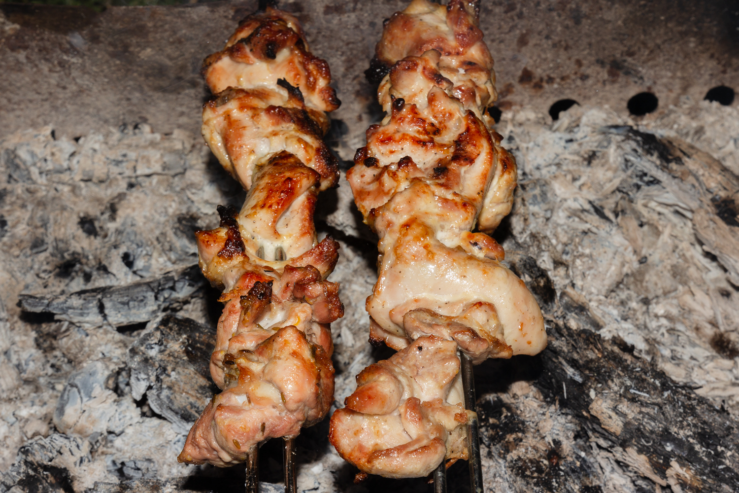 курица приготовленная по рецепту Шашлык куриный готовая курица по рецепту Шашлык куриный