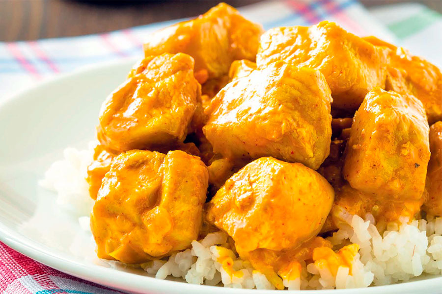 Карри с курицей