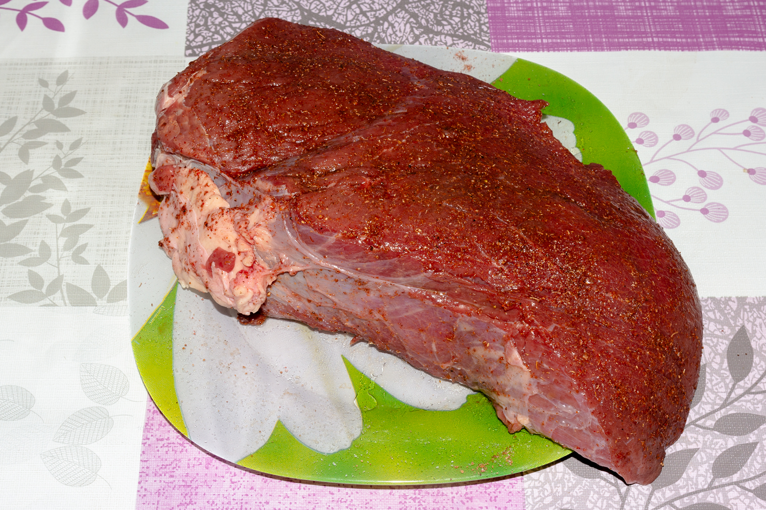 замаринованное мясо по рецепту Говядина куском в фольге