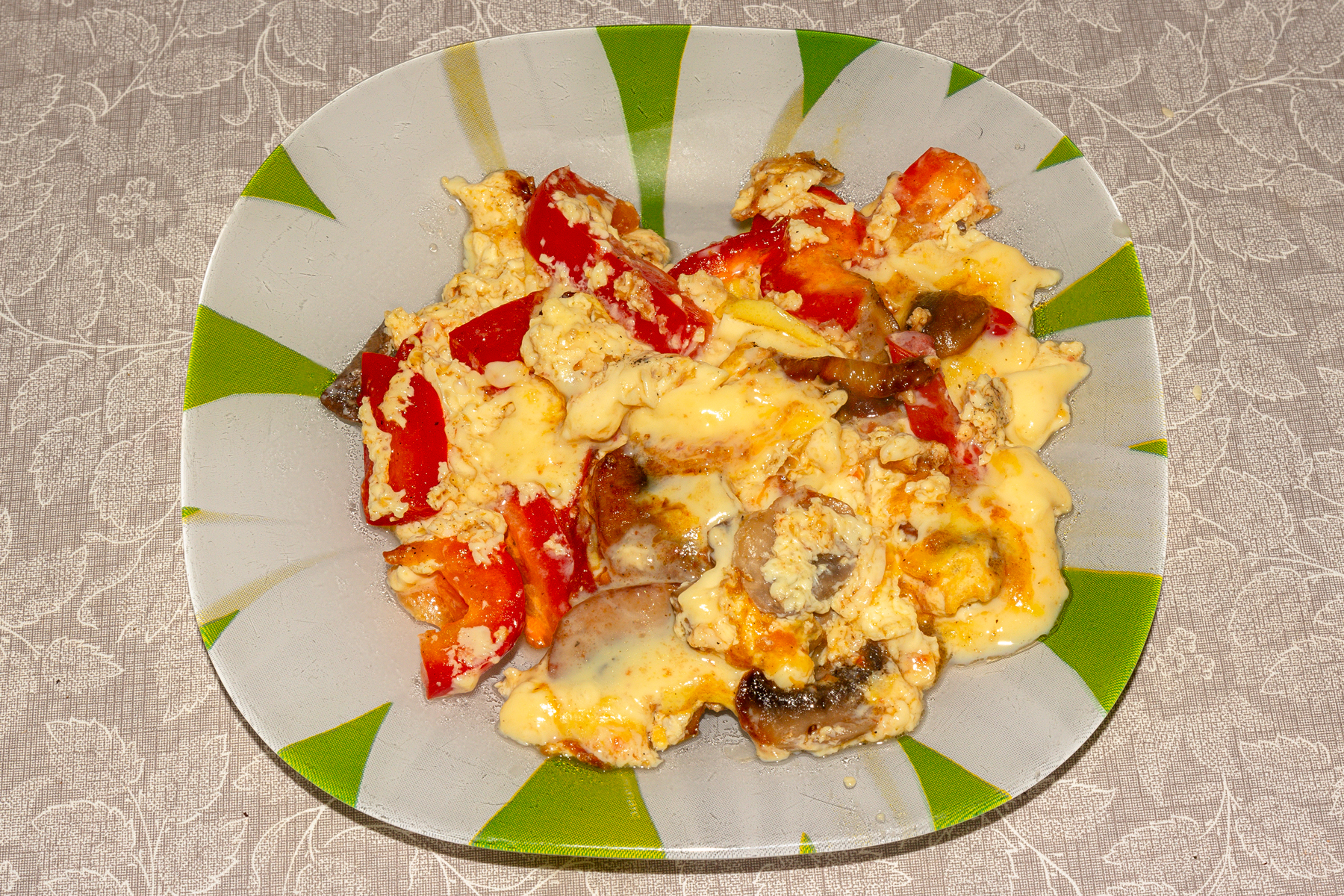 Омлет с овощами