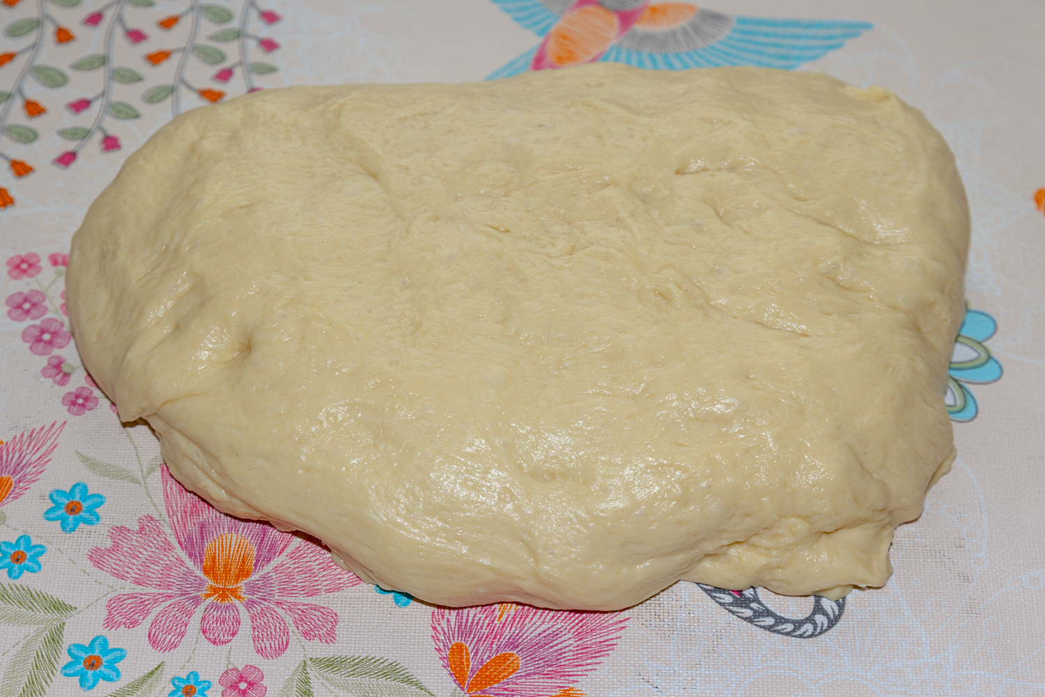 тесто приготовленное по рецепту Пирожки с говяжьим фаршем