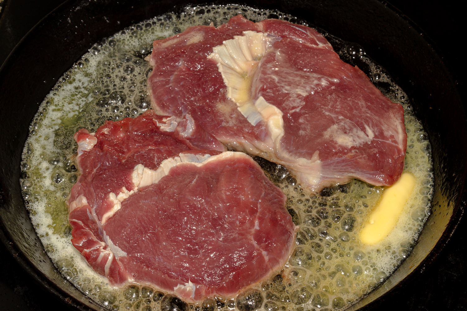 готовый антрекот по рецепту Антрекот по-бретонски