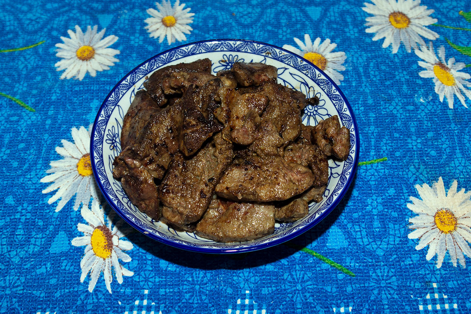 Обжарьте говяжью печенку по рецепту