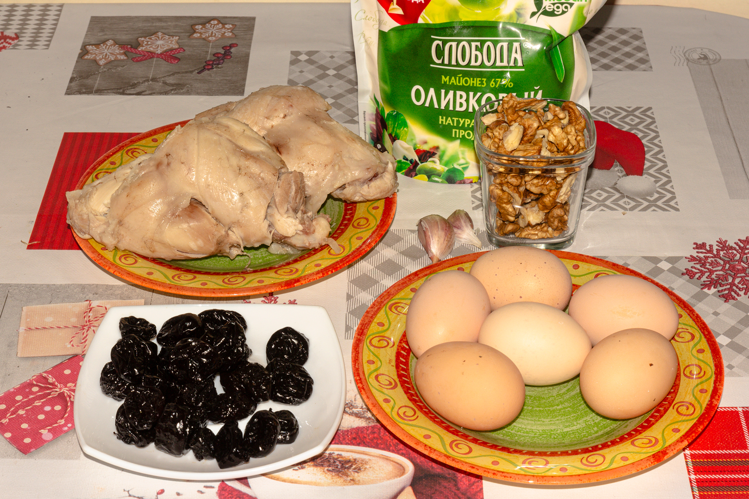 продукты для рецепта Салат Восторг