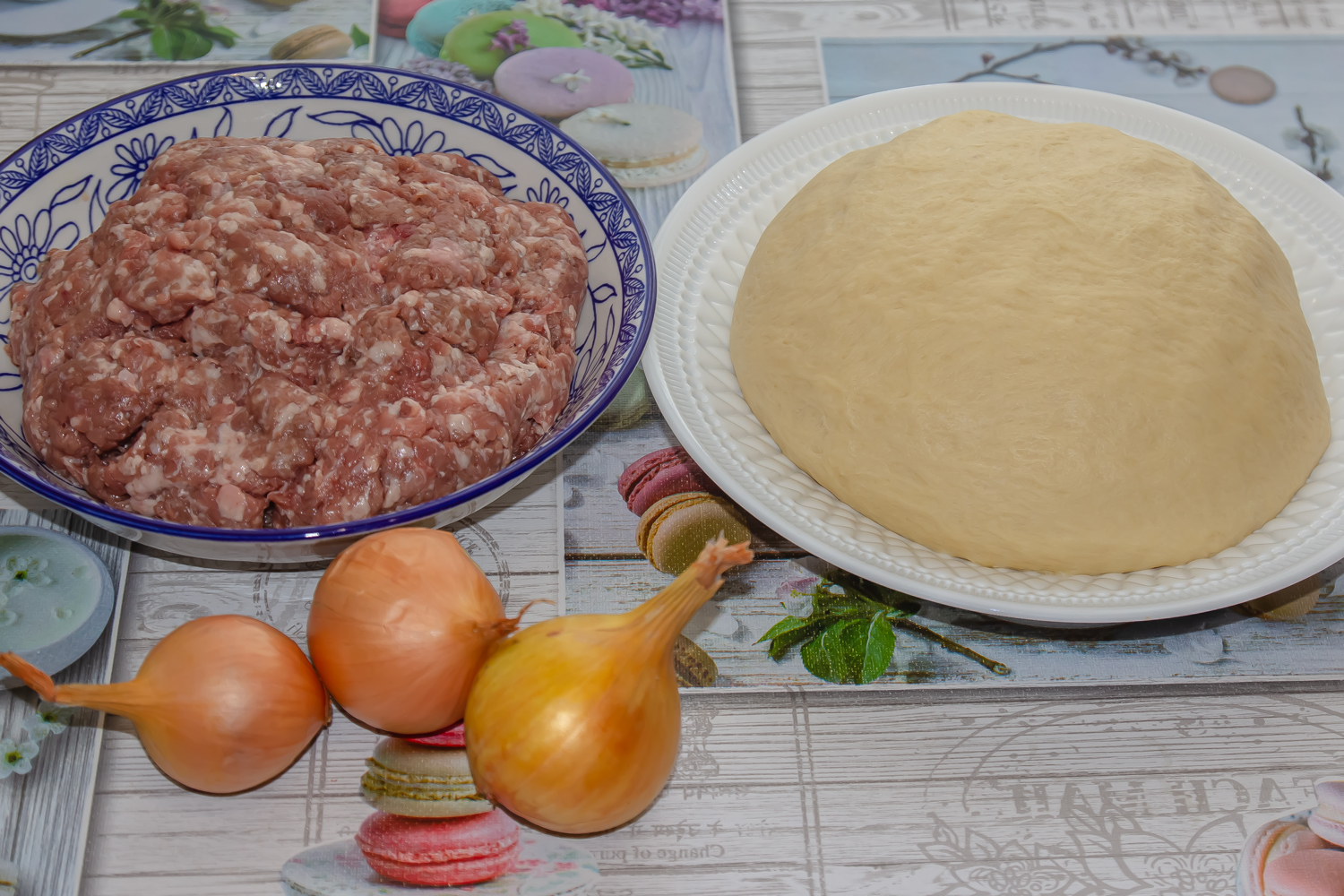 продукты для рецепта Самса (настоящая узбекская)