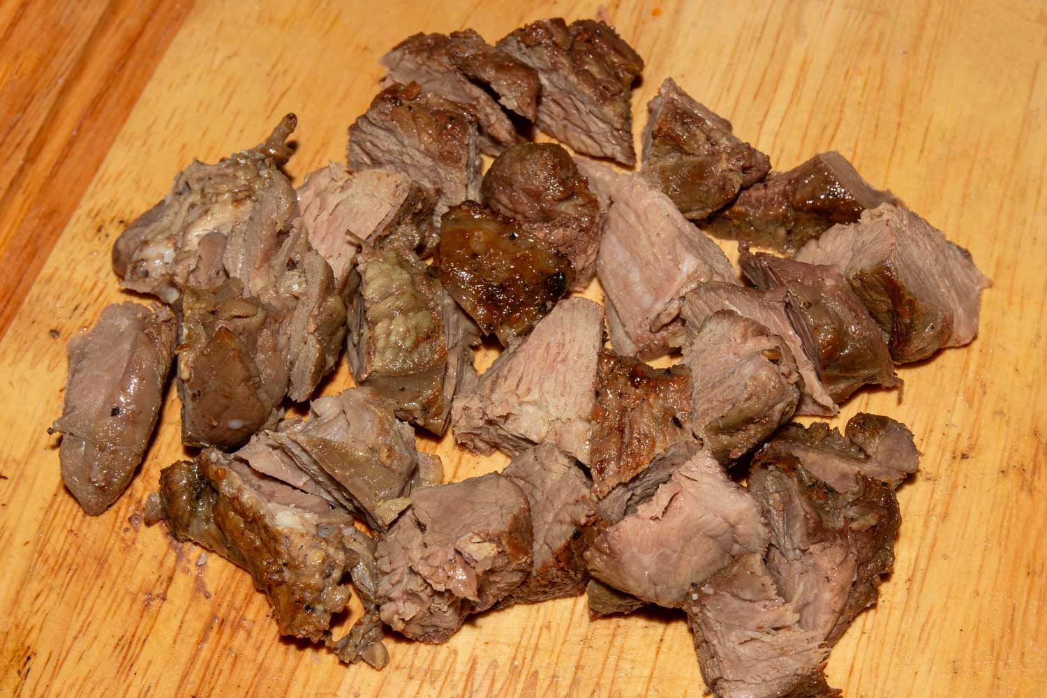 нарезанный шашлык по рецепту Солянка с шашлыком