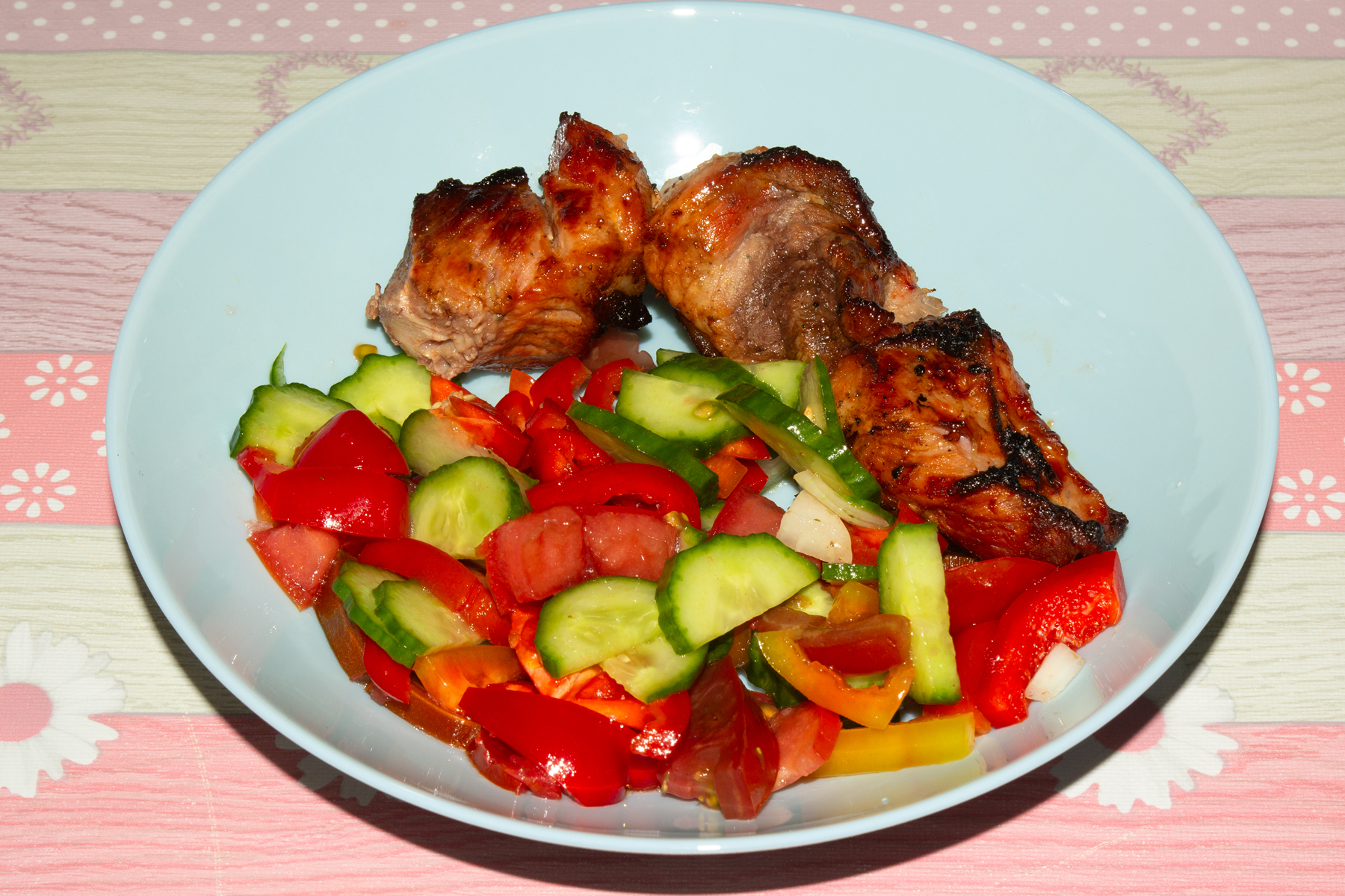 Шашлык в томатном соке